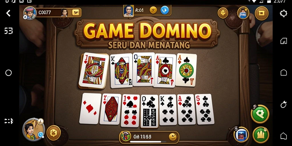 Tampilan gameplay menarik dalam C0077 dengan pemain berkompetisi.