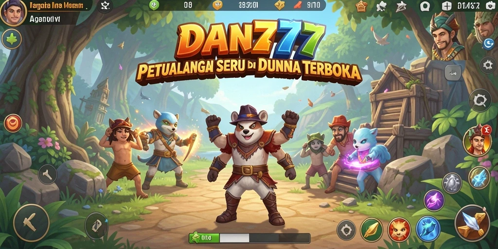 Tampilkan gameplay penuh petualangan di dunia terbuka DAN777.