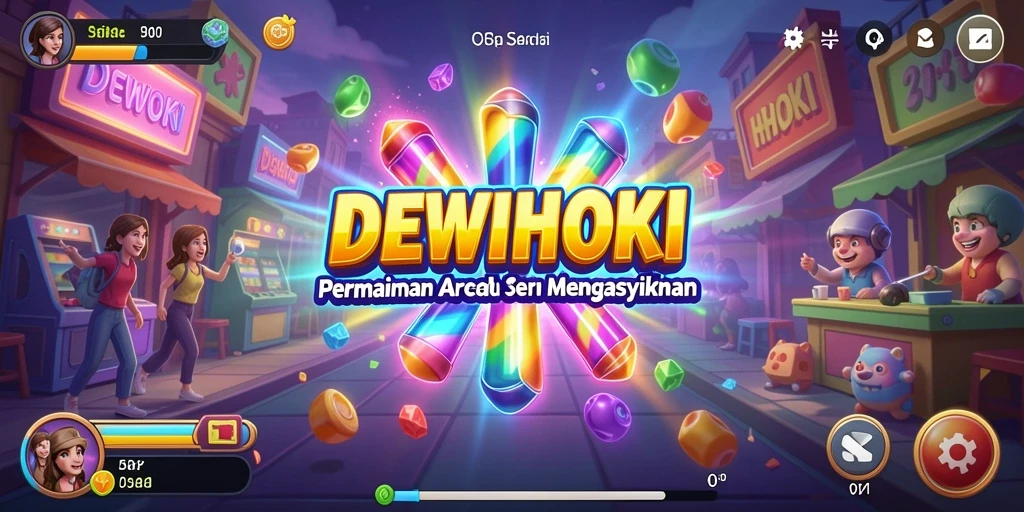 Tampilan gameplay seru DEWIHOKI dalam aksi menarik.