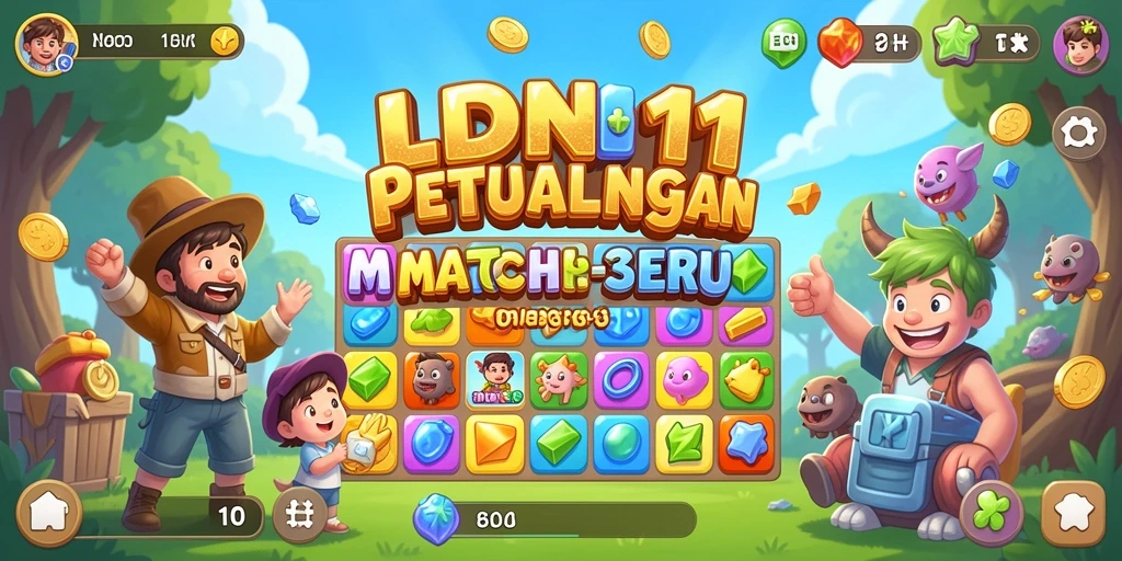 Gameplay seru dari LDN11 dengan tantangan mencocokkan item.