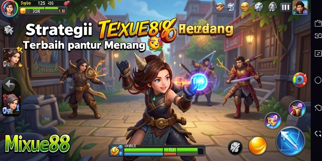 Tangkapan layar MIXUE88 menunjukkan momen strategis dalam permainan.
