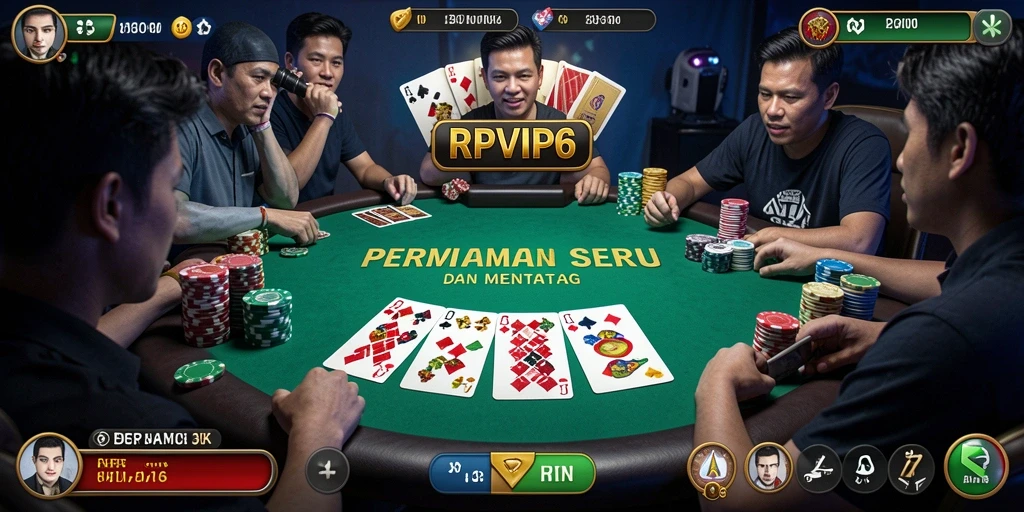 Pengalaman bermain Poker seru dengan RPVIP6.