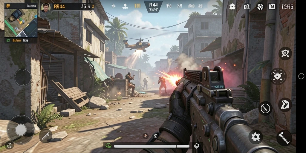 Tampilan menarik dari gameplay TPS yang menegangkan.